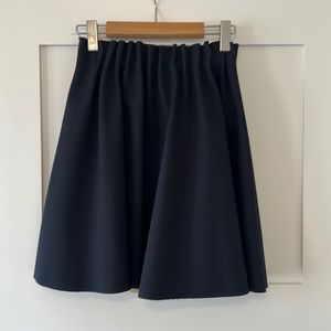 Zara Navy Blue Mini Skirt
